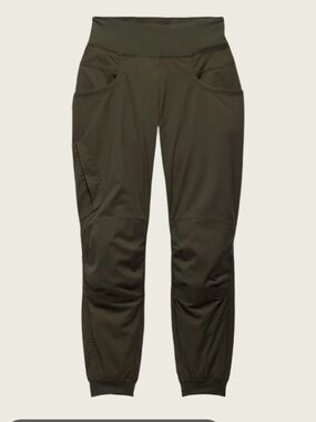 Prana Olive Green Casual Waistband Pants